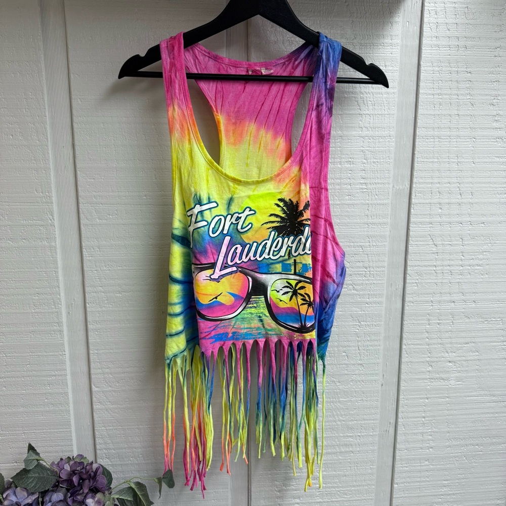 Tie-Dye Fort Lauderdale Crop Top